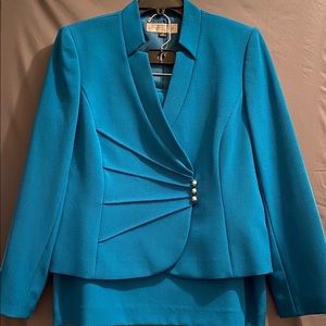 Arthur S. Levine Blue Skirt Set